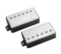 FISHMAN Set Micro pour Guitare Electrique actif Fluence, Humbucker Classic, aluminium brossé