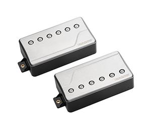 FISHMAN Set Micro pour Guitare Electrique actif Fluence, Humbucker Classic, aluminium brossé