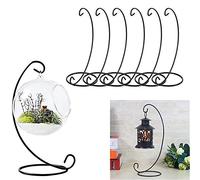 FishMM Lot de 6 Supports de décoration de Noël avec Crochets à Suspendre pour Lanterne, Bougie, Boule en Verre, sphère, Arbre, Plante, Bougie, œuf de Pâques, décoration de Mariage, 2,7 m