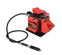 FISHTEC Affûteur Multifonction Universel 65W : Couteaux, Ciseaux, Forets, Burins - Touret à Meuler Electrique - Arbre Flexible inclus pour Gravure Polissage + Coffret 6 Outils