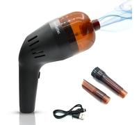 Fishtec Aspirateur sans Fil de Poche - Batterie lithum Rechargeable USB - Ultra Compact - 2 Embouts - sans Sac - 30 Minutes d'autonomie - 1000 Puissance d'aspiration - Temps de Charge : 1h