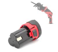 FISHTEC Batterie pour Scie Sabre 12V 1,5 Ah Lithium-ion | Accumulateur de rechange pour coupe-bordure sans fil, voyant de charge rapide en 4 heures, outil de jardinage et bricolage
