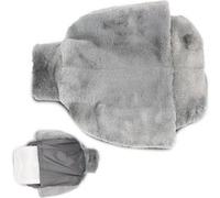 FISHTEC Bouillotte Chausson Chauffants Capacité de 1,8L - Chaleur Bien être Pantoufle Ultra Doux Chaussons bouillotte