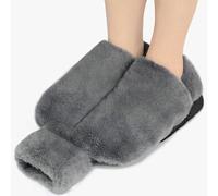 FISHTEC Bouillotte Chausson Chauffants Capacité de 1,8L - Chaleur Bien être Pantoufle Ultra Doux Chaussons bouillotte