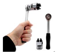 FISHTEC liquet avec adaptateur universel 10-19 mm - Outil de serrage écrous pour auto et meuble - Acier chrome vanadium