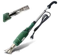 FISHTEC Desherbeur Electrique Thermique 2000 W - 2 en 1 : Bruleur de mauvaises Herbes + Allume Barbecue - Sans Gaz et Produit Chimique - Chauffe Puissante jusqu'à 600°C - 2 Buses - Manche Amovible