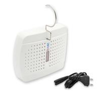 FISHTEC Déshumidificateur à cristaux gel - Pour penderies, indicateur de niveau inclus, rechargeable via câble fourni