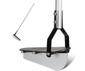 FISHTEC - Dresse Bordure de Jardin - Coupe Bordure Manuel - Lame Acier Tranchante 28 cm - Manche Pivotable & Maniable 102 cm - Permet de Délimiter Facilement Votre Pelouse - Large Zone d'Appui du Pied