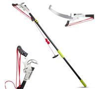 FISHTEC Échenilloir Scie télescopique Sécateur Coupe-Branches Arbre - 2,08 à 4,25m de hauteur