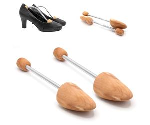 FISHTEC - Embauchoirs en Bois de Cèdre Rouge Véritable - Taille 39-41 - Bois et Aluminium Flexible - Embauchoir pour Femme - Anti-mites - Bois 100% Naturel - S'adapte à Toutes les Chaussures/Baskets