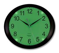 Horloge Ovale Luminescente 4 LED - Détecteur d'obscurité - Silencieuse - FISHTEC