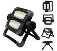 FISHTEC Lampe projecteur portable sans fil. LED orientable à 360° conçue pour un éclairage puissant et polyvalent
