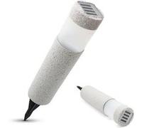 FISHTEC Lampe Solaire Jardin Lot de 2 Balises Extérieur LED Blanche | Effet pierre naturelle, piquet plantation, résistant intempéries IP44, allumage automatique, pour allée et terrasse