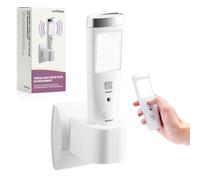 FISHTEC Lampe Torche à Détecteur de Présence - Angle Détection 60° - 15 LED - Rechargeable - Chargeur Induction Sans Fil - Batterie 3,7 V -15 CM - Blanc (Classique)