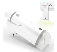 FISHTEC Lampe Torche LED Rechargeable & Veilleuse à Détecteur de Présence 60° - Portée 3 m - Induction - Autonomie 5h