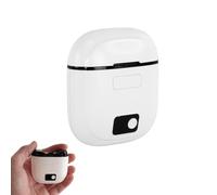 FISHTEC Lime à Ongles Électrique Coupe Ongles Rechargeable USB Type C | 3 vitesses réglables, éclairage LED intégré, autonomie 5h, réservoir à résidus, brosse de nettoyage incluse