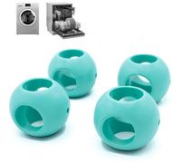 FISHTEC - Lot de 4 Boules Magnétiques Anticalcaires - Lave Vaisselle et Lave Linge/Machine à Laver - Boules de Lavage, Protège du Calcaire Sans Détergent - Linge et Vaisselle Impeccables