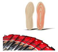 FISHTEC - Lot de 10 Paires Semelles Chauffantes Chaufferette Pieds Pointure 36-39 Chaleur Conservée pour 8 Heures Instantanée Température d'Environ 45 °C 100% Naturelle Rose G