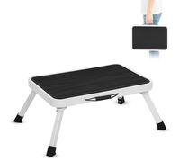 Marchepied Pliant Antidérapant FISHTEC Acier 150 kg Grande Marche 37,8 x 26 cm Pieds Caoutchouc Pliable Poignée