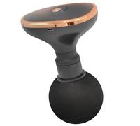 FISHTEC Mini pistolet de massage compact et léger 150g - 5 Niveaux d'intensité pour relaxation musculaire et récupération sport - Autonomie 3h Rechargeable USB avec tête confort 8 x 6 x 13 cm