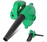 FISHTEC Mini Souffleur et Aspirateur 2 en 1 - Appareil électrique 500 Watts avec Sac de Récupération pour Feuilles - Nettoyage extérieur du Jardin et Poussière de Bricolage