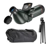 FISHTEC Monoculaire Numérique 4K - Grossissement x350 Zoom 18x Double Écran et Enregistrement Photo Vidéo 30MP - Télescope Longue Vue Rechargeable avec Trépied et Stabilisateur pour Nature et