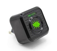 FISHTEC - Prise Anti-acariens ultrasons - Protège nuisibles jusqu'à 30 m² - Branchez 230V - Discret, Silencieux et écologique - sans Produits Chimiques - Usage sûr Enfants, Animaux