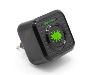 FISHTEC - Prise Anti-acariens ultrasons - Protège nuisibles jusqu'à 30 m² - Branchez 230V - Discret, Silencieux et écologique - sans Produits Chimiques - Usage sûr Enfants, Animaux