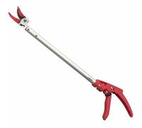 FISHTEC® Sécateur de Jardin à Long Manche 64cm - Taille et Coupe-Branches - Lame en Acier + Enclume de Préhension