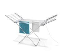 Fishtec Séchoir à Linge Électrique Chauffant en Aluminium - Étendoir Pliable avec 18 Barres Température et Minuterie Réglables Séchage Rapide et Sécurisé - Surface 11 m - Puissance 230W
