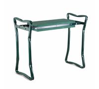 Fishtec - Tabouret de Jardinage Pliable 2 en 1 - Siège et agenouilloir Ergonomique - Coussin en Mousse EVA Confortable - Structure en Acier Robuste - Jardinage Assis ou à Genoux sans Fatigue