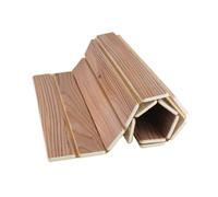 FISHTEC Tapis de Bain Diatomite XL Effet Bois - Tapis Sortie de Douche Ultra Absorbant à Séchage Instantané