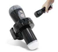 FISHTEC Torche Veilleuse Rechargeable par Induction - 3 Intensités Détecteur d'Obscurité Allumage Automatique en Cas de Coupure