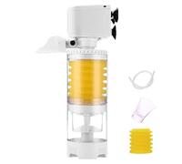 Fishtopia ULTIMAT Filtre pour aquarium - Filtre d'aspirateur Fishtopia Fish | Filtre biochimique 3.en-1 pour aquarium | Filtre purificateur d'eau pour aquarium | Filtre à eau ULTIMAT | le