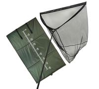 FishXpro Carp Landings Set - Filet à carpes avec tapis de ramassage - Épuisette à carpe
