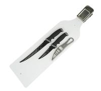 FishXpro Kit de filets de poisson - 4 pièces - Couteau à poisson - Couteau à filet - Écailleur et planche à découper avec pince en acier inoxydable