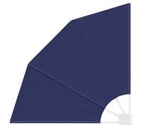 Fisinber Brise-vue pliable en polyester avec cadre en acier - 115 x 115 cm - Bleu marine - Pour terrasse et jardin
