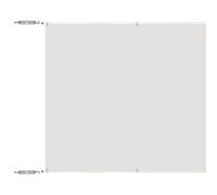Fisinber Store vertical - Blanc - 140 x 800 cm - Tissu Oxford - Extensible - Brise-vue et protection contre le vent - Pour balcon, terrasse et jardin - Avec kit de montage inclus