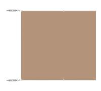 Fisinber Store vertical - Taupe - 140 x 800 cm - Oxford - Brise-vue - Protection contre le vent - Pour balcon, jardin, terrasse - Extensible - Protection solaire - Store extérieur