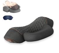 Fisiorest 3-In-1 Neck Massager Pillow, 2025 New Artuvate Neck Massagers, with Traction and Heat for Stretcher Massager (Dark Gray)