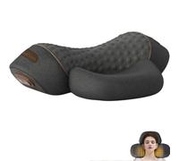 Fisiorest 3-in-1 Neck Massager Pillow, Artuvate Neck Massager, 3D Ergonomic Cervical Pillow Deep, Memory Foam Pillows for Sleep Aid, MassagerPillow with for Home & Travel (Black,1psc)
