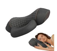 Fisiorest Masseur de Cou 3 En 1, Masseur de Dos Avec Chaleur Et Traction, Masseur de Pétrissage Des Tissus Profonds pour La Tête, Les Épaules Et Le Cou, Soulage Les Douleurs de La Colonne Vertébrale