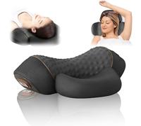 Fisiorest Masseur de cou Artuvate 3 en 1, nouveau design ergonomique pour la douleur, avec chaleur et traction, pétrissage des tissus profonds et relaxation (1 pièce, noir)