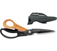 Fiskars 1000809 Ciseaux universels droitiers 230 mm orange, noir