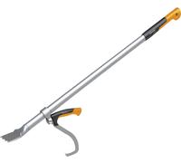 Fiskars Levier d'abattage WoodXpert L – 115 cm, crochet de levage, acier forgé