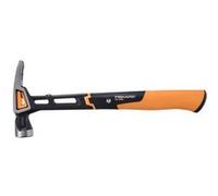 Fiskars Marteau de coffreur IsoCore L, Pour clouer, 34 cm, 0,91 kg, Noir/Orange, 1020214