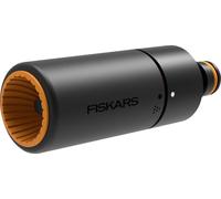 Fiskars Pistolet d'Arrosage, Réglable en continu, Pistolet SoftGrip, Taille universelle, 10,7 cm, Ø 3,6 cm, 59 g, Noir/Orange, 1027088