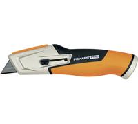 Fiskars Couteau universel CarbonMax 1027223 – Lame rétractable – 1 pièce