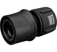 Fiskars Raccord de tuyau universel FLOW – Ø 13–15 mm, FiberComp, Noir/Bleu