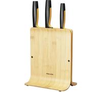 Fiskars Functional Form Fiskars Bloc de Couteaux en Bambou avec 3 Couteaux 1057553